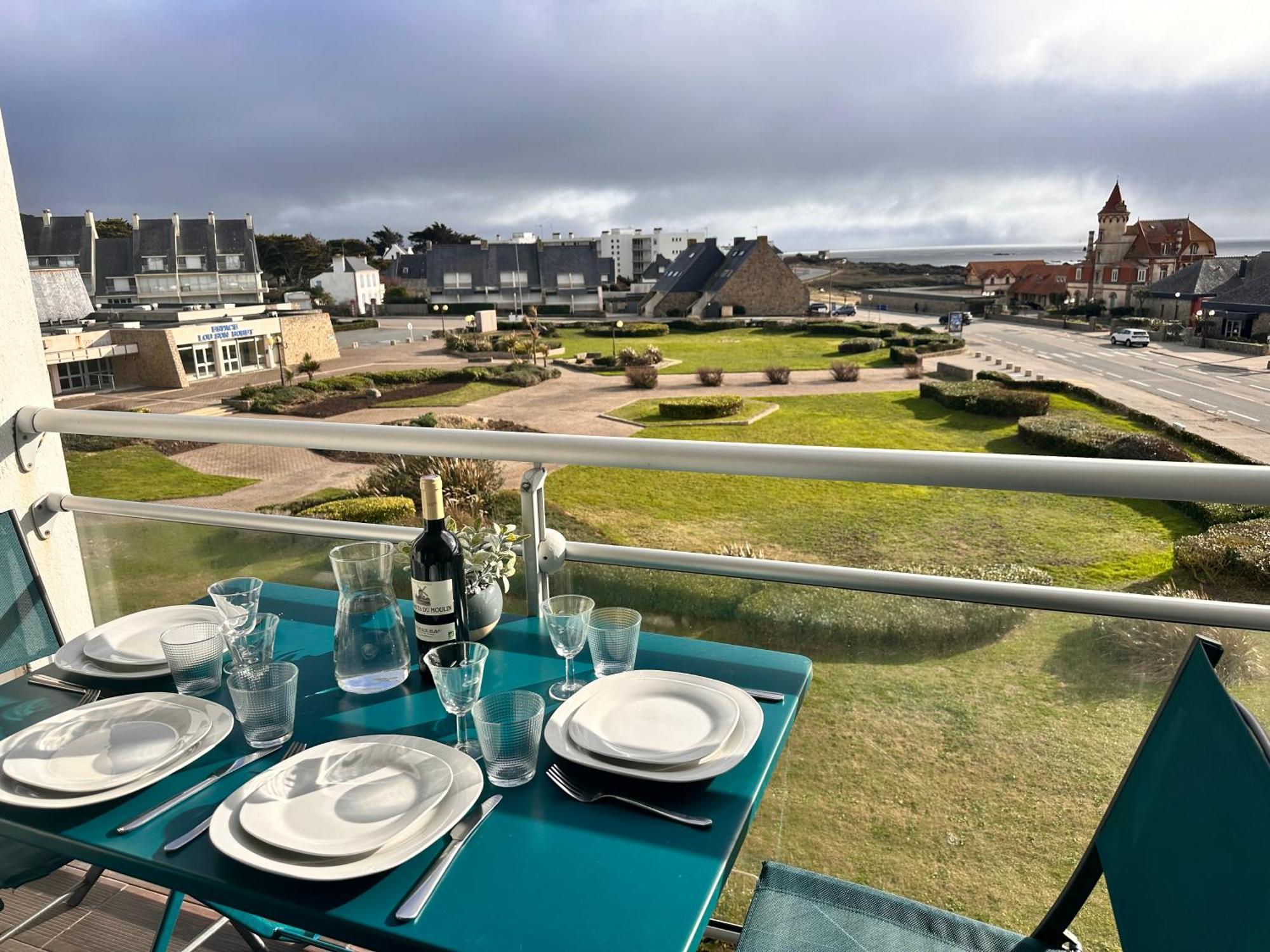 Appartement Vue Sur Mer, A Deux Pas De La Plage Port-Haliguen 외부 사진